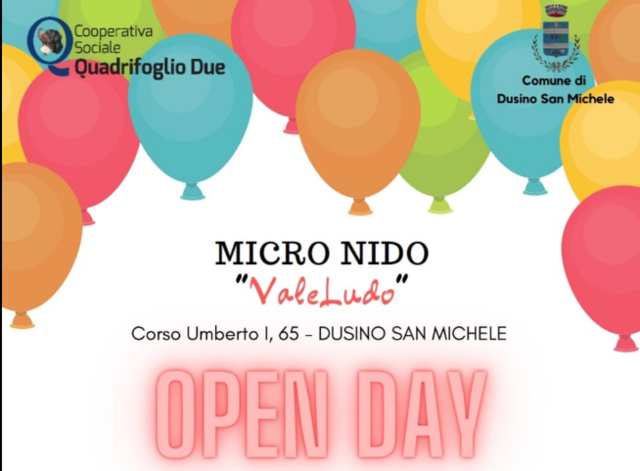 Dusino San Michele | Open day al micro nido ValeLudo